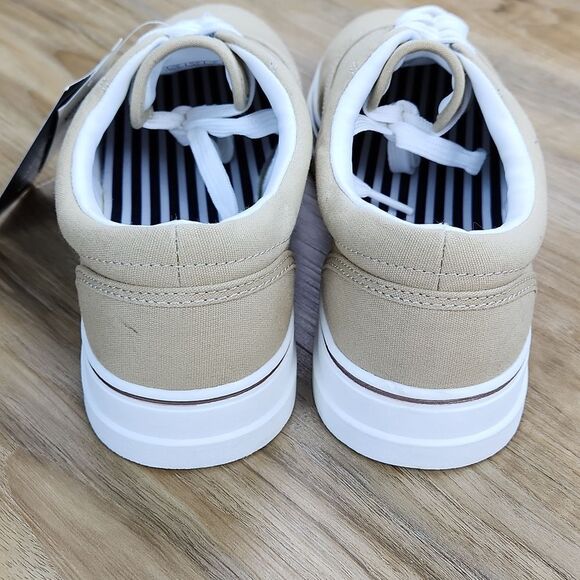 🔹️NWT Chaps Tan Chase Canvas Lace-up Sneakers Men's 8 - Picture 5 of 11